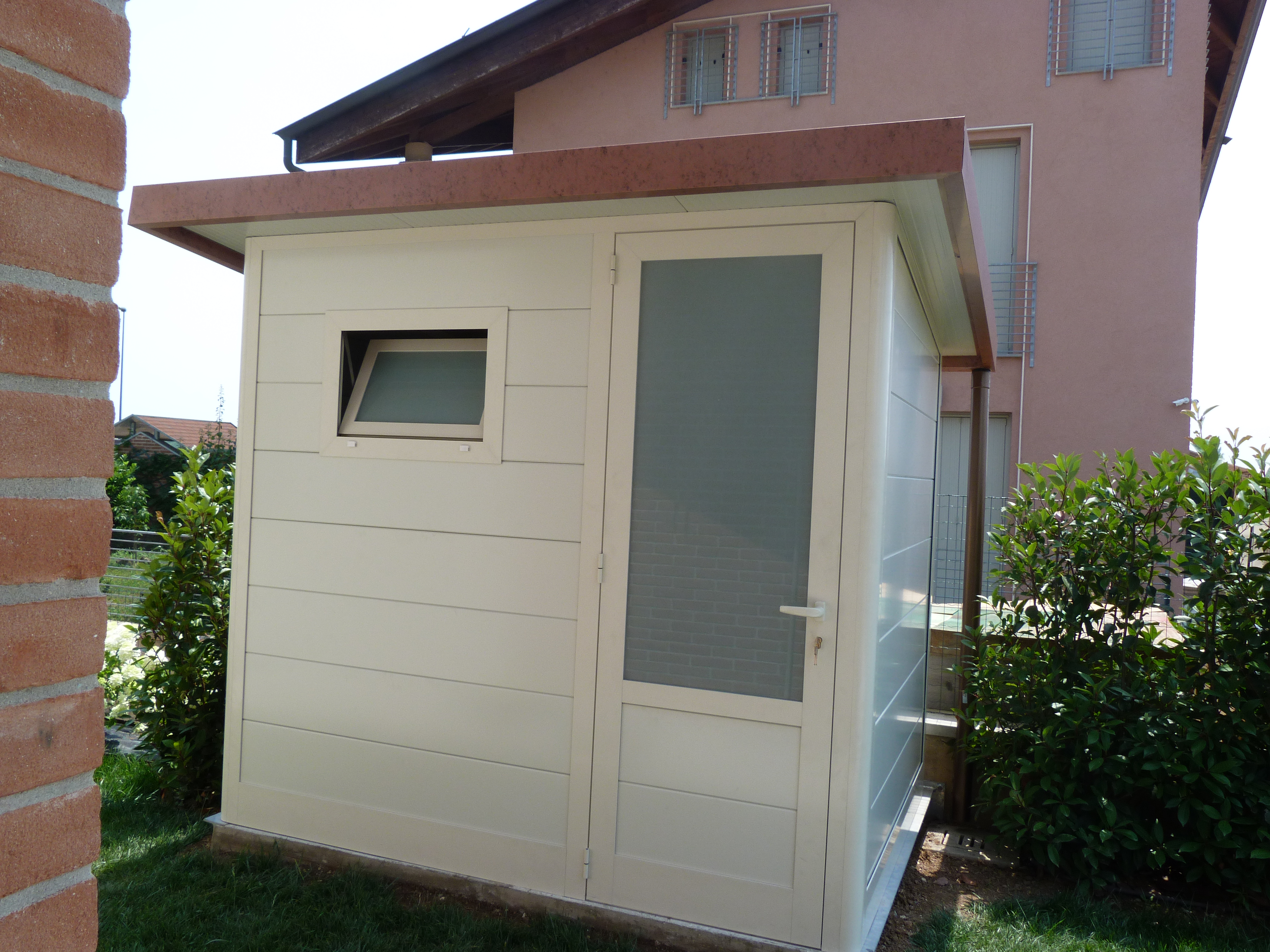 Casette da giardino in lamiera: farcopref vendita box ... Box auto prefabbricati roma